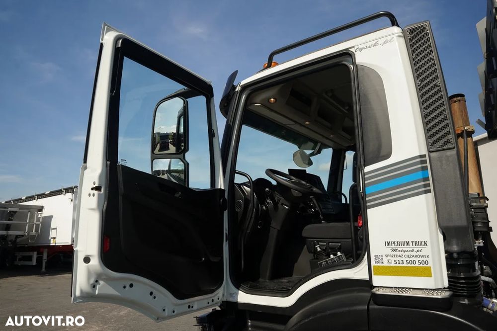 Iveco X-WAY 480 / 8x4 / BASCULANTĂ CU DESCĂRCARE SPATE - 5,6 M / OBOR ȚI SPATE HIDRAULIC / ANVELOPE NOI (PROFIL 100%) / EURO 6 - 26