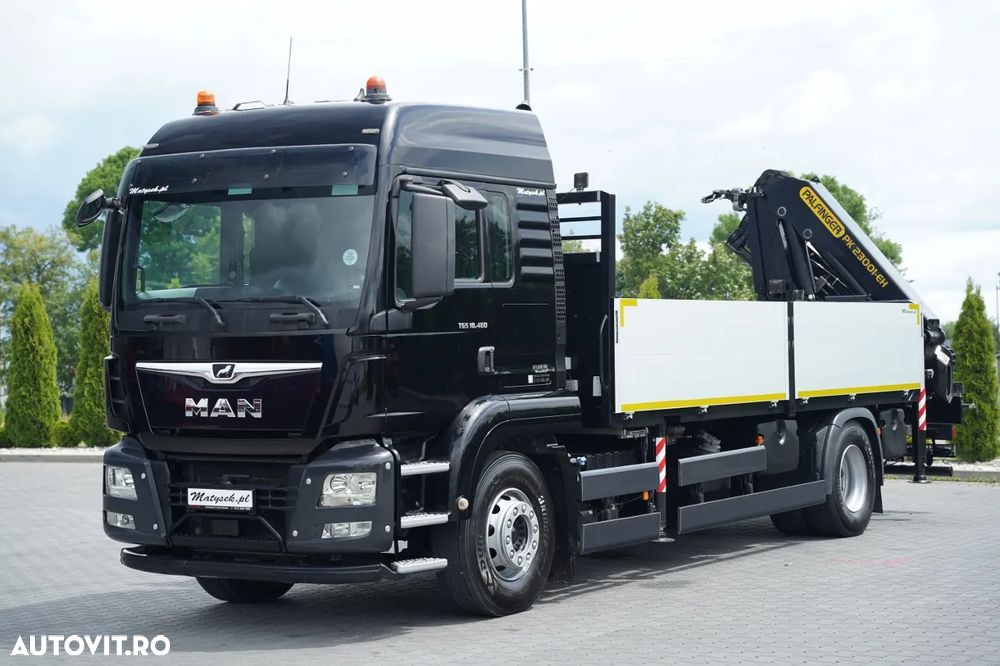 MAN TGS 18.460 / 4X2 / DROPSIDE / PALFINGER PK 230001 / MAX. LOAD CAPACITY: 5,950 KG / NAVI / ROTATOR / PARKING AIR CONDITIONING / MANUAL / EURO 6 - 11
