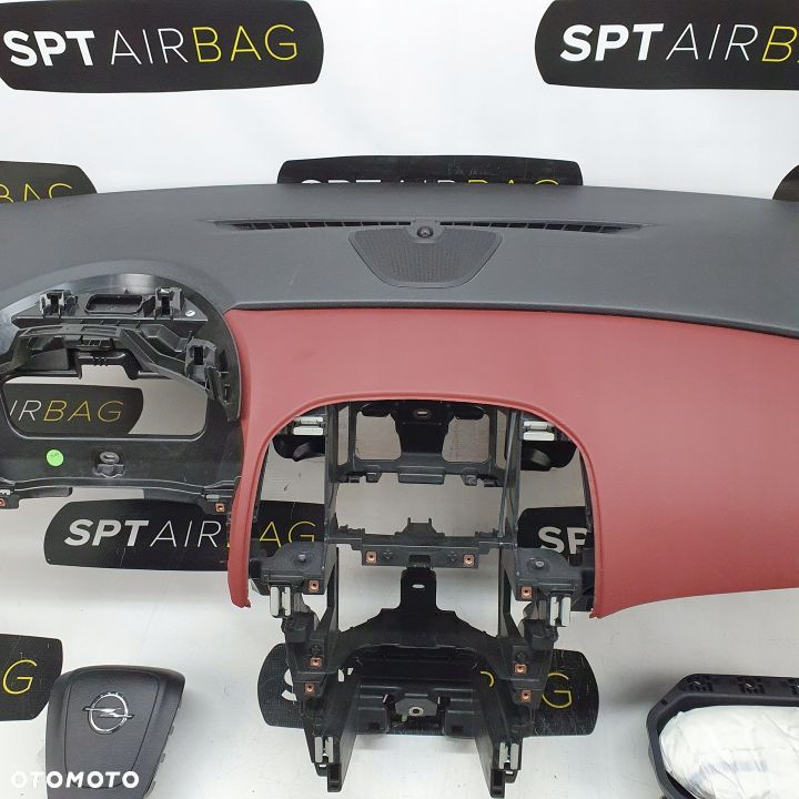 OPEL ASTRA IV J DESKA ROZDZIELCZA KONSOLA KOKPIT PULPIT PODUSZKI AIRBAG AIR BAG PASY NAPINACZEKIT SET - 3