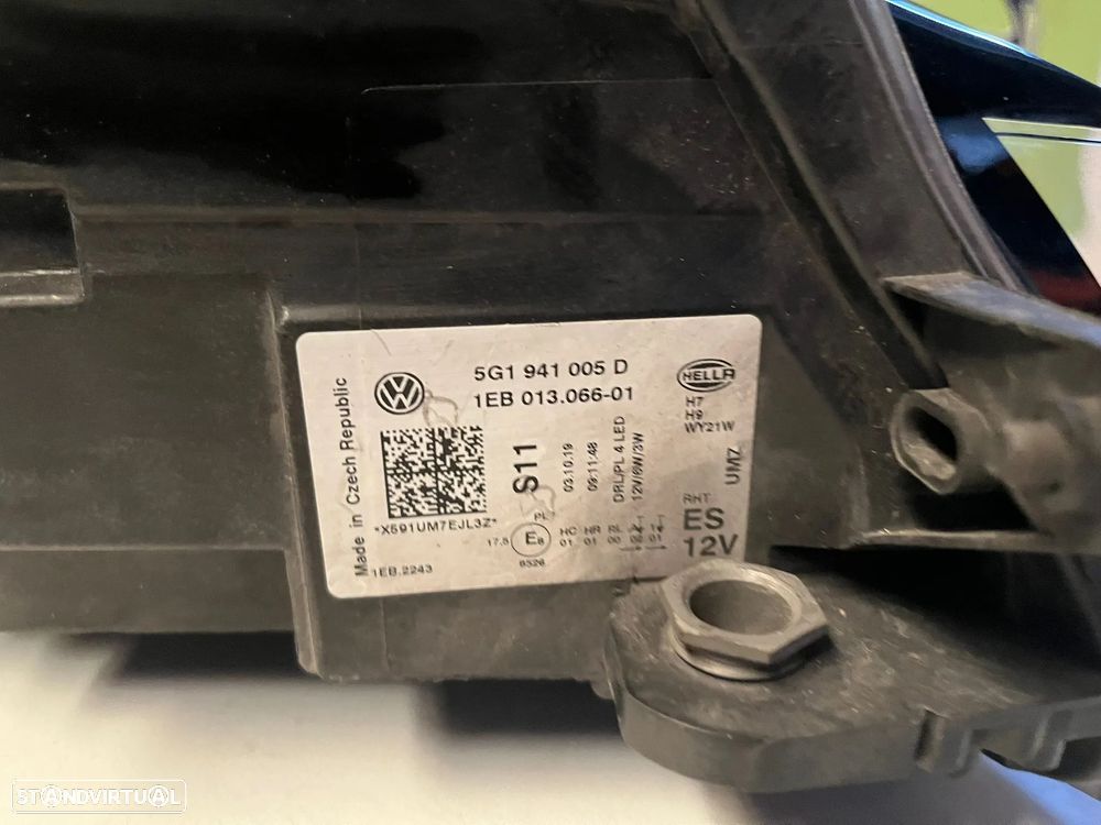 VW GOLF VII 7 FAROL ESQUERDO - FF763 - 6