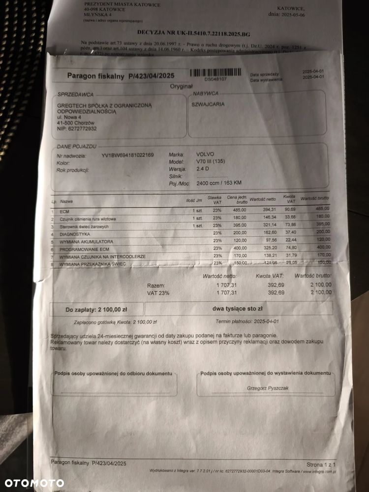 Volvo V70 2.4 D DPF Momentum - 26