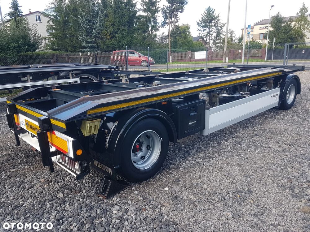 Wielton PS-2 PRZYCZEPA POD KONTENERY DO HAKOWCA 2-OSIE BLIŹNIAKI HUFFERMANN ZASŁAW SKIBICKI - 11