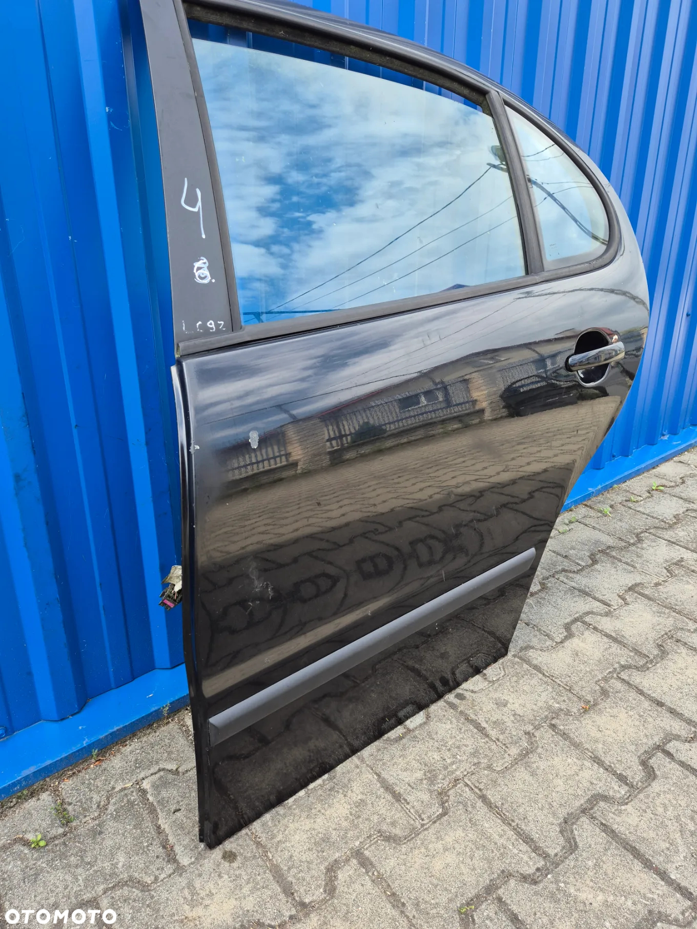 DRZWI TYŁ LEWY LEWE SEAT LEON I ( 1 ) | SEAT TOLEDO II ( 2 ) LC9Z CZARNE - 4