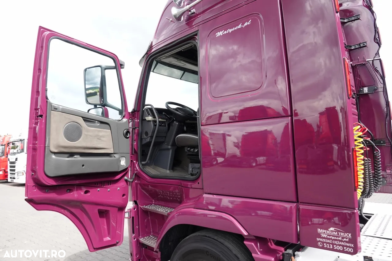Volvo FH 540 / PUSHER / Tractor cu 3 axe / RETARDER / I-PARK COOL / AXIE LIFTING DIRECȚIE / PIELE / IMPORTAT - 22