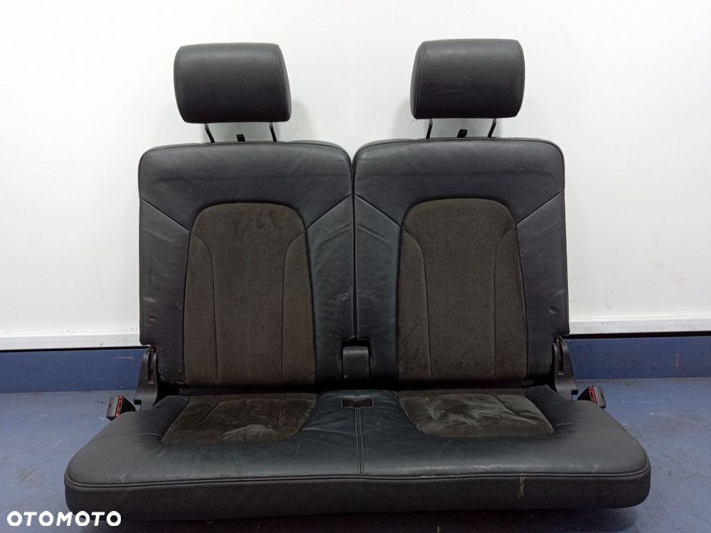 AUDI Q7 I 4L FOTELE KANAPA KOMPLET 3 RZĘDY 7 OSÓB S-LINE PÓŁSKÓRY - 9