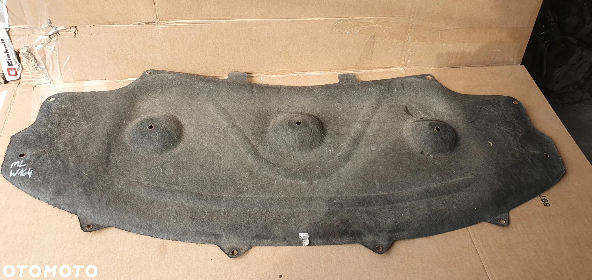 Wygłuszenie maski podbitka wygłuszka Mercedes ML W164 - 5