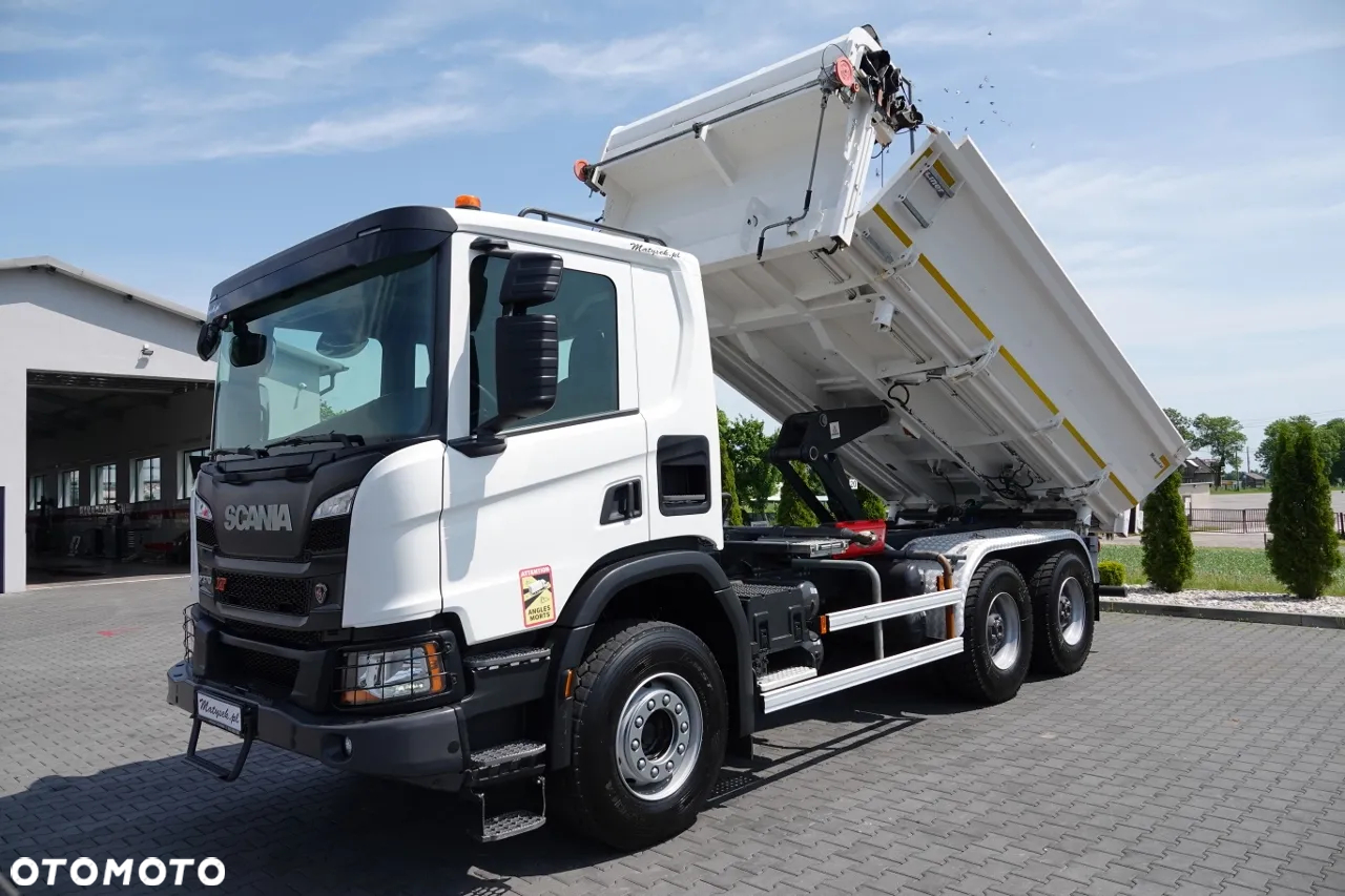 Scania P 370 XT / 6x4 / WYWROTKA / HYDROBURTA / BORDMATIC / 2021 ROK - 2