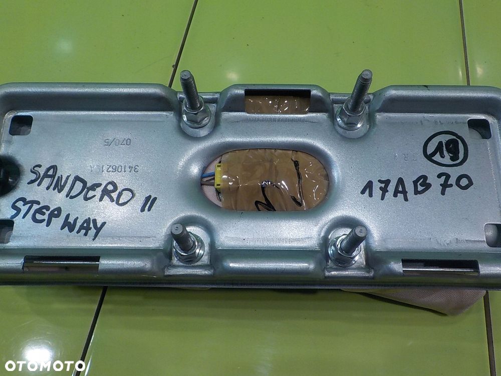 DACIA SANDERO II STEPWAY 0.9 B 15r 5D AIRBAG poduszka pasazera 3410621A - 3