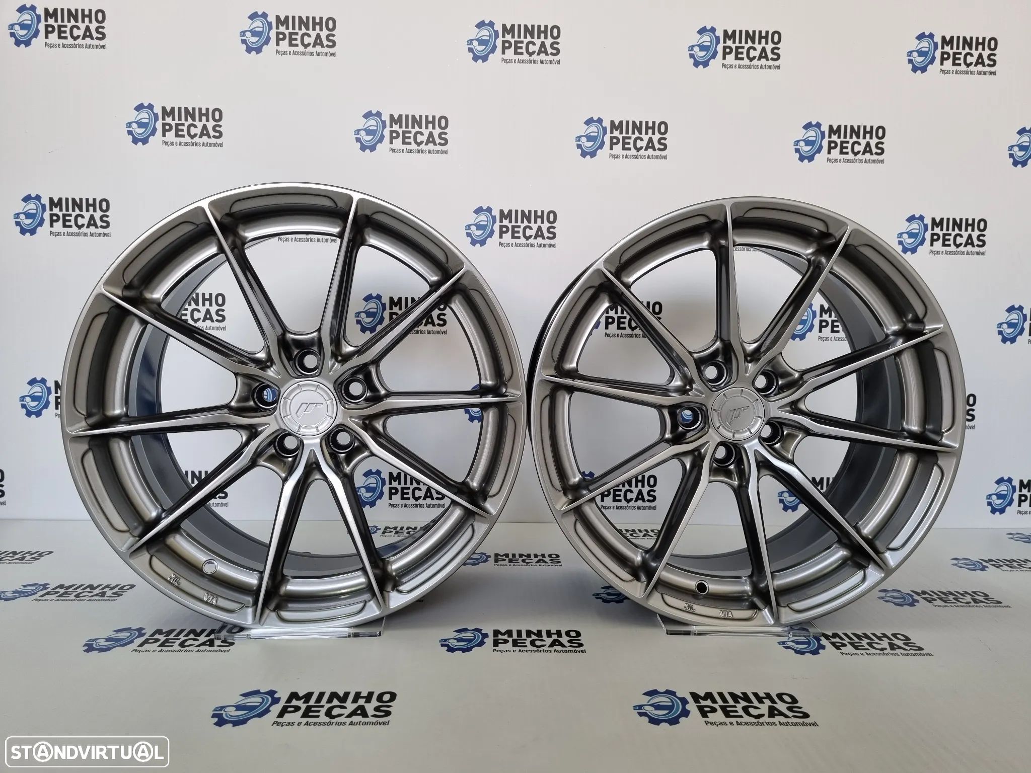 Jantes Japan Racing (JR37) em 18 (5x120) Hyper Black - 1