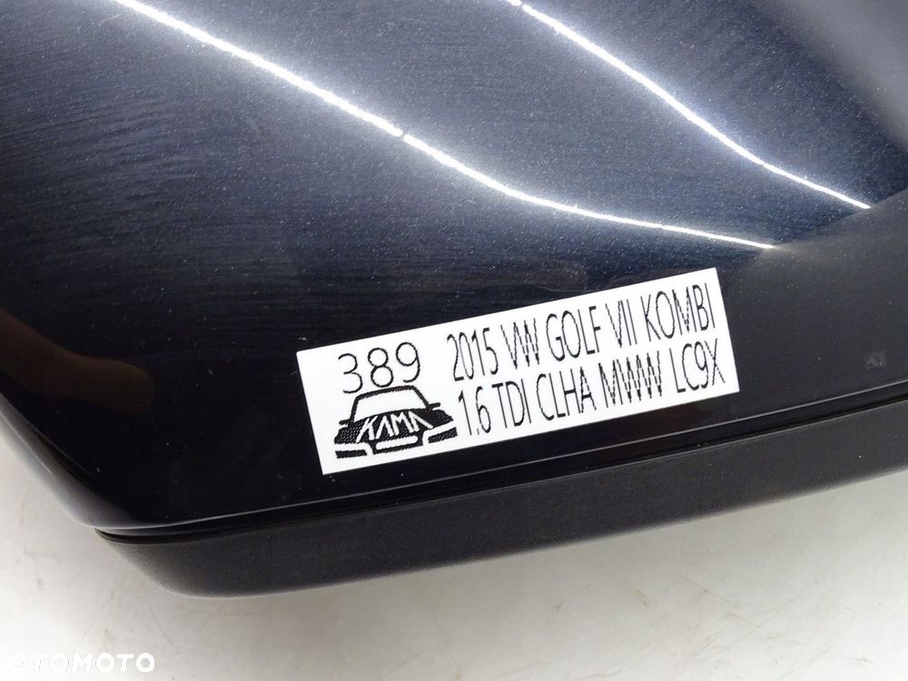 LUSTERKO PRAWE PRZEDNIE PRAWY PRZÓD VW GOLF VII 7 MK7 KOMBI LC9X 6 PIN 15R - 5