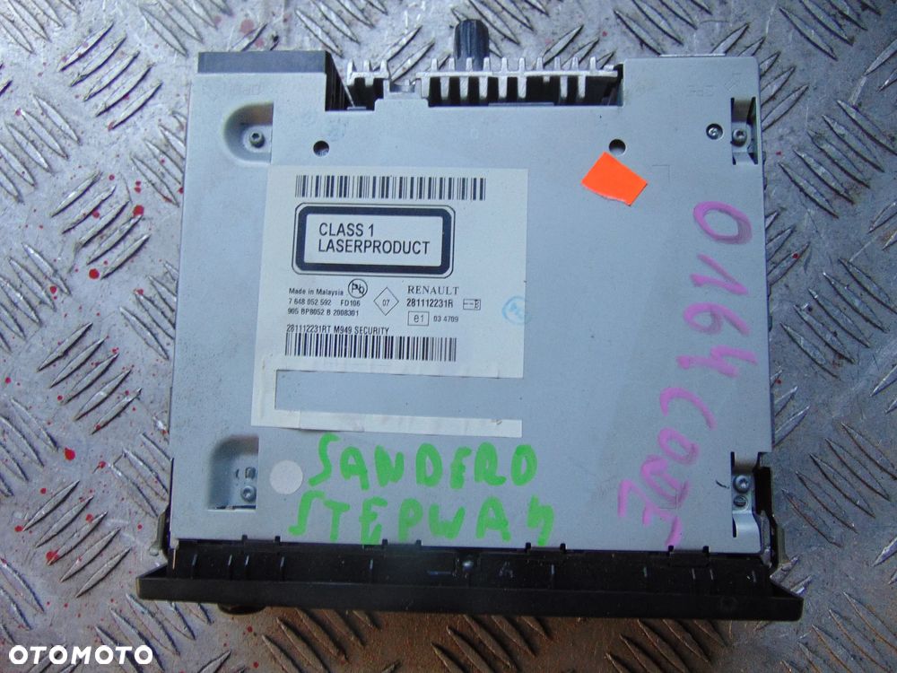 Radio Renault OE 281112231R - 2