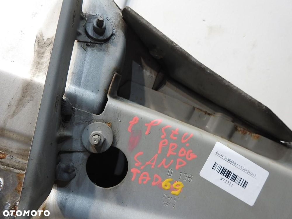 PRÓG SŁUPEK PRAWY PRZÓD TED69 DACIA SANDERO I - 2