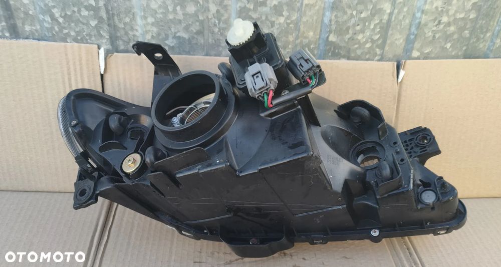 Reflektor lewy Lampa lewa Mazda 323F 2001- Czarna EU - 4