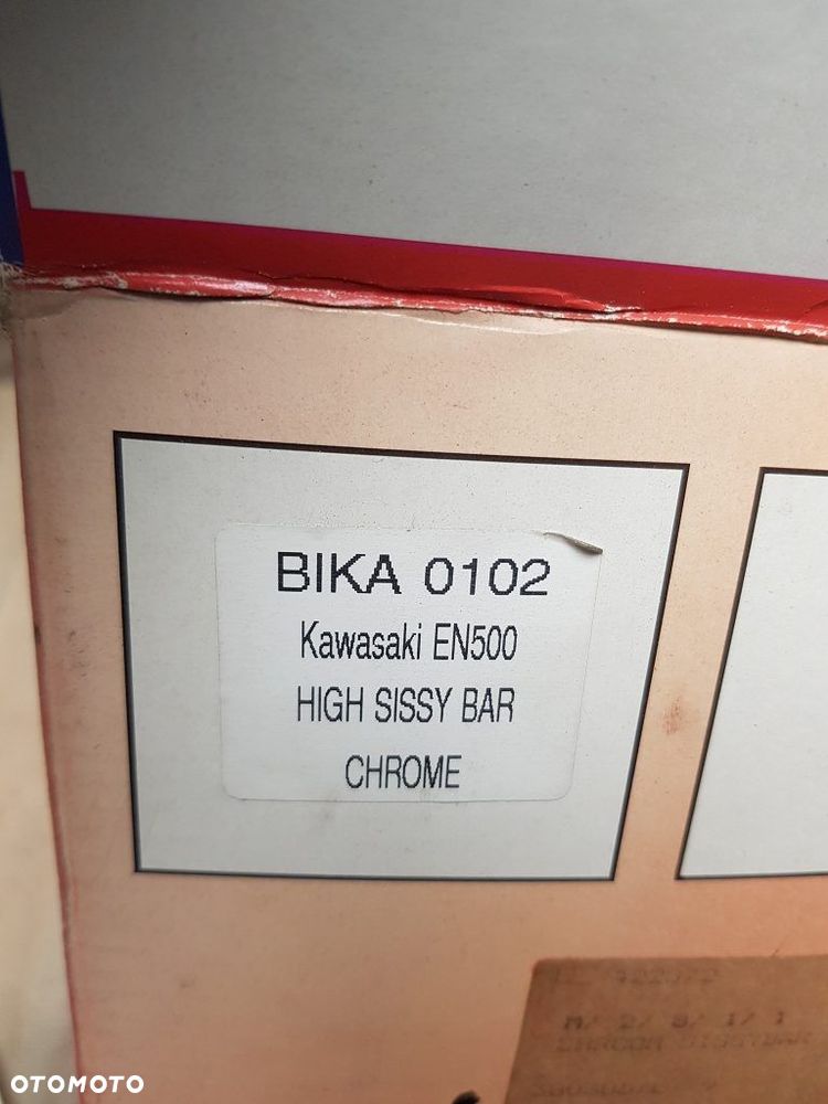 Wysoki stelaż oparcia pasażera Kawasaki EN500 - 12
