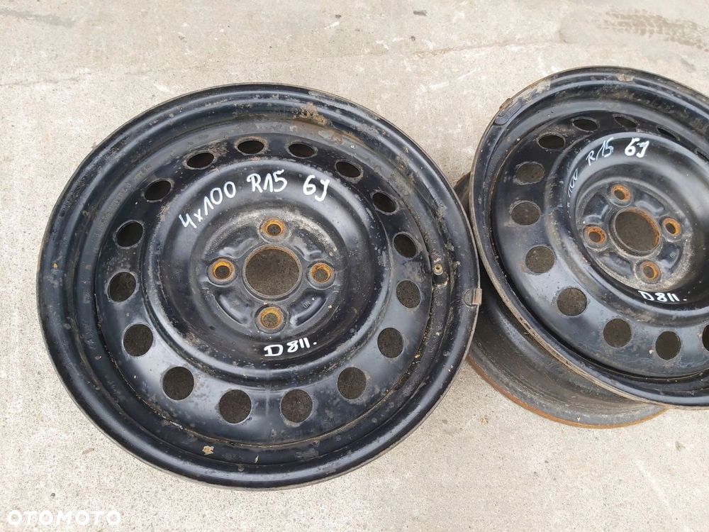 Toyota Corolla E12 felga stalowa 15 4x100 et45 6J 1szt - 2