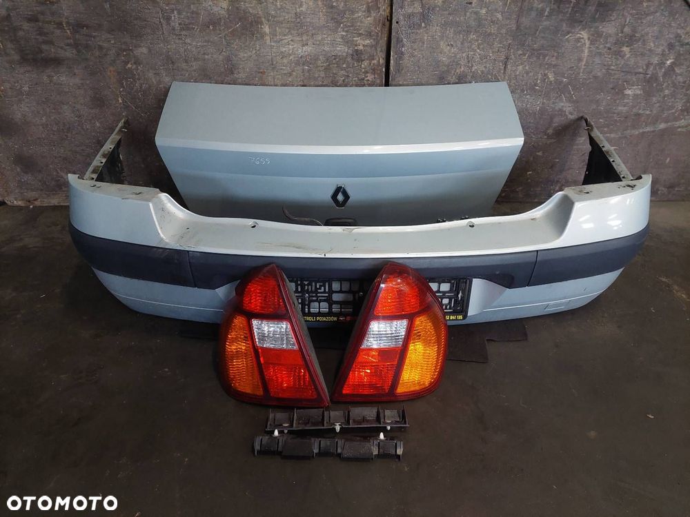 KOMPLETNY TYŁ KLAPA BAGAŻNIKA ZDERZAK TYŁ LAMPY RENAULT THALIA I LIFT MV632 - 1