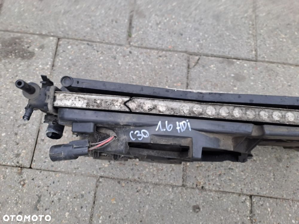 Volvo C30 1.6D komplet chłodnic plus wentylator - 6