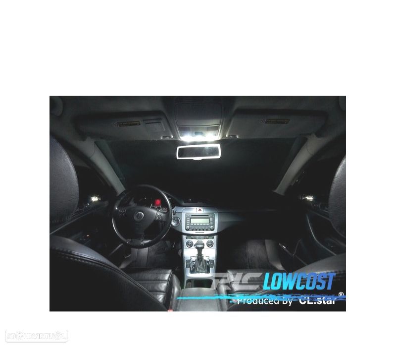 KIT COMPLETO 14 LAMPADAS LED INTERIOR PARA VOLKSWAGEN VW PASSAT B6 06-11 - 5