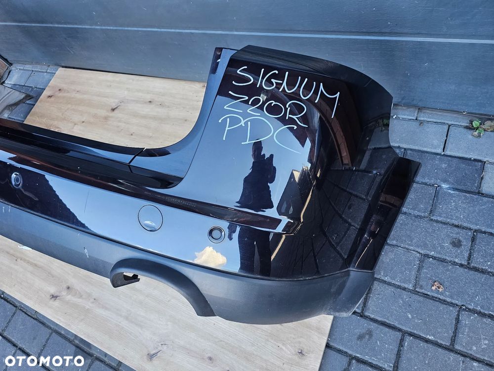 ZDERZAK TYŁ TYLNY OPEL SIGNUM Z20R PDC DYFUZOR DWA WYDECHY - 15