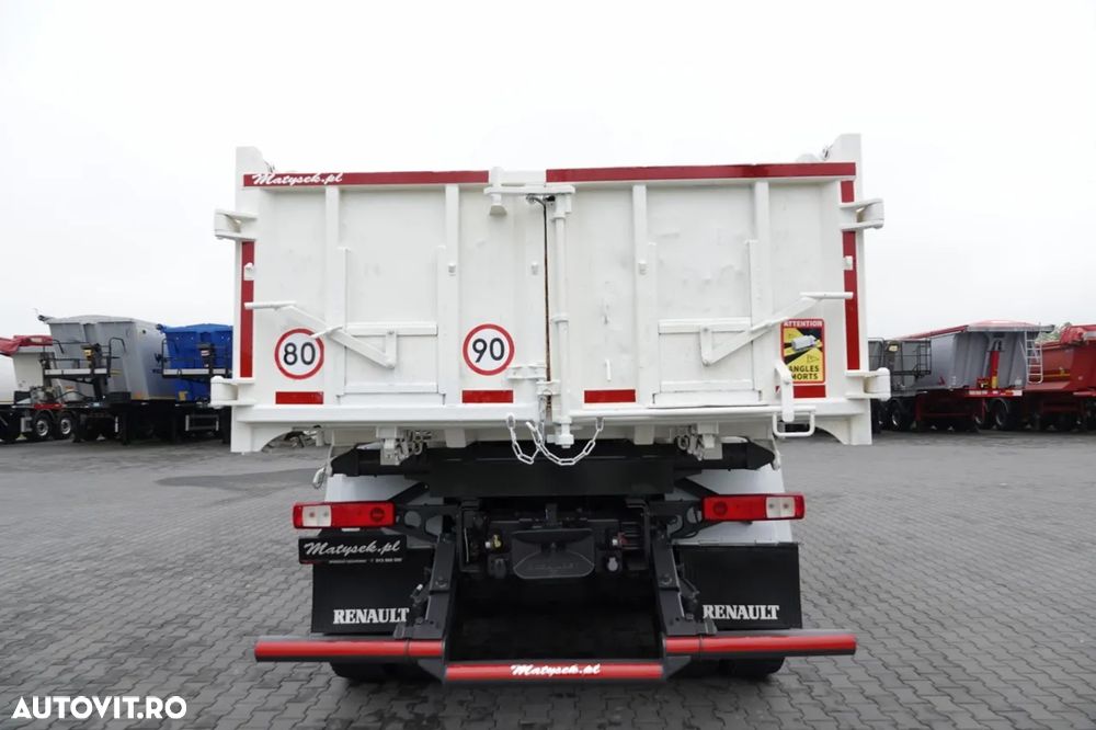 Renault C 380 / 6x4 / TIPPER 3 LATE + HDS FASSI F135 / HYDROBRA / EURO 6 / RADIO CONTROL / ROTATOR / BORDMATIC - 16