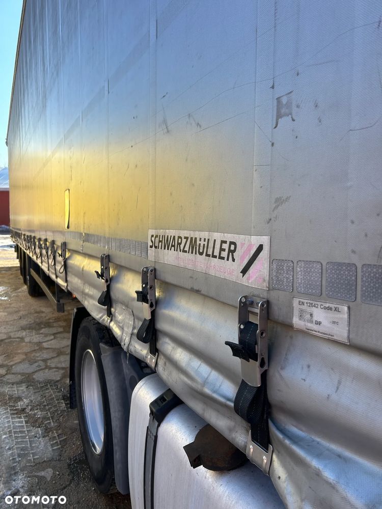 Schmitz Cargobull SCHWARZMULLER FIRANKA / MEGA LIGHT / OŚ PODNOSZONA / OPONY R 19.5 / PODNOSZONY DACH / DWA KOŁA ZAPASOWE / 2016 ROK !! - 6