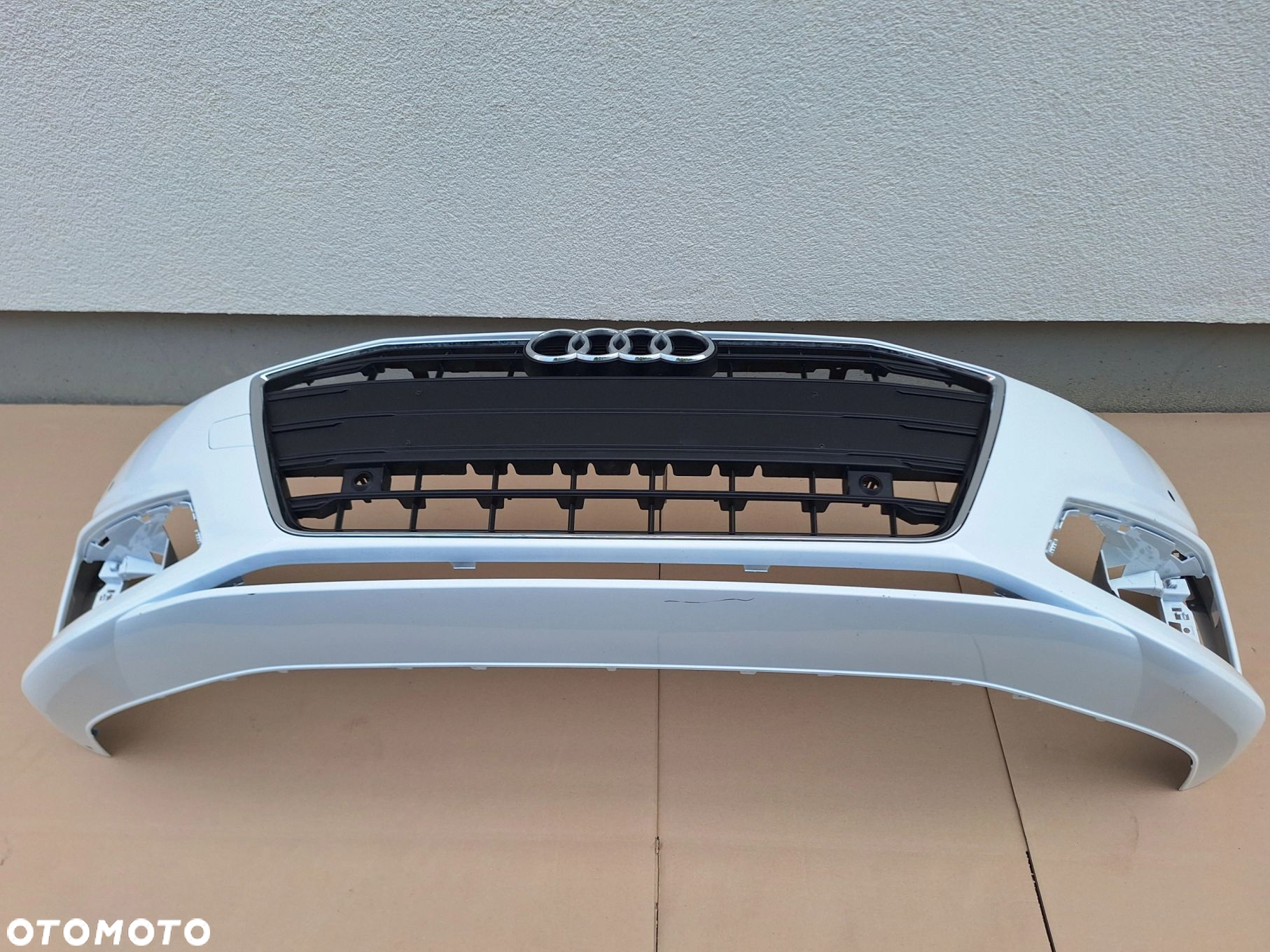AUDI A4 B9 LIFT 19- 8W0 B.ŁADNY! NIE KLEJONY! ZDERZAK PRZÓD PRZEDNI+CAŁY GRILL ORYG. 8W0807437 WYSYŁKA 24H - 11