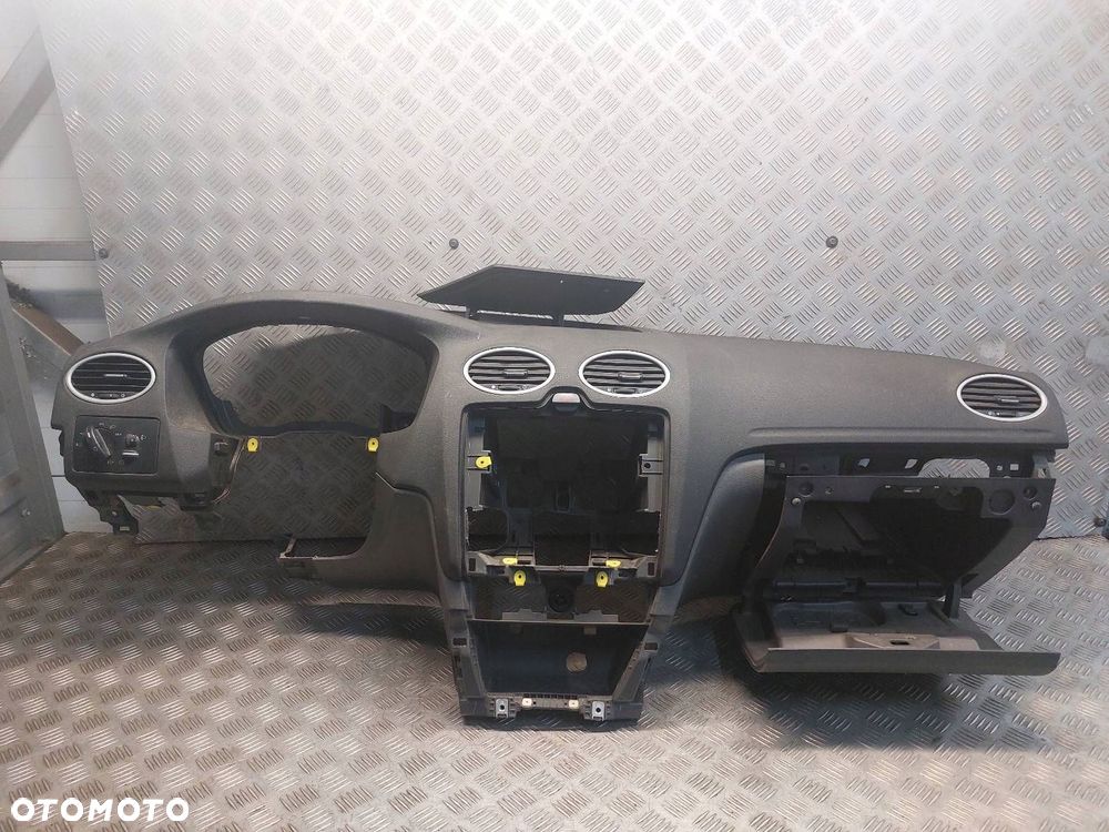 ZESTAW AIRBAG POSTRZAŁOWY FORD FOCUS MK2 KOKPIT KIEROWNICA PASY MANETKA - 2