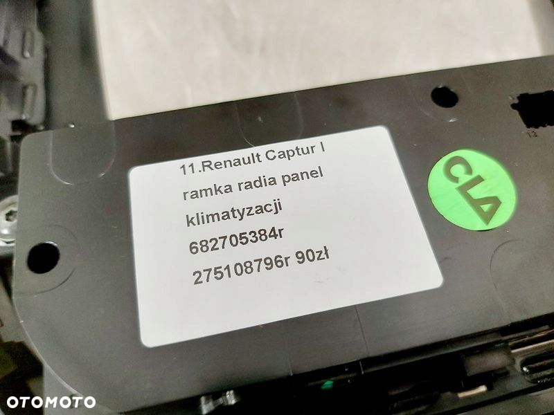 RENAULT CAPTUR 1 I RAMKA RADIA PANEL KLIMATYZACJI - 8