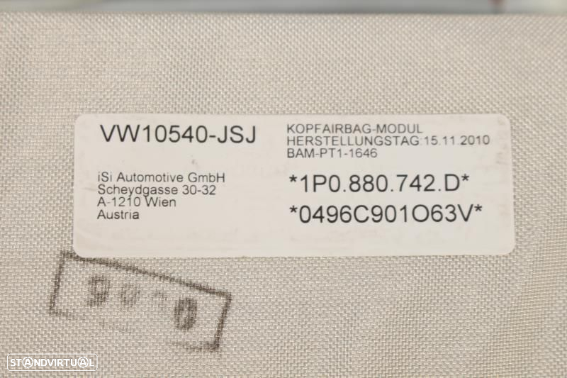 Airbags De Cortina Seat Leon (1P1)  1P0880742d / 1P0880741d - 7