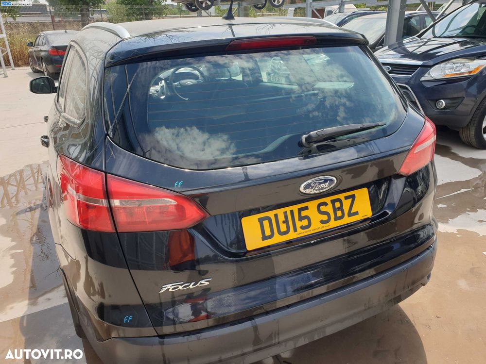 Haion Hayon Capota Portbagaj Dezechipat cu Luneta Geam Sticla Ford Focus 3 Break Combi 2010 - 2018 Culoare FF Panther Black [K6416] - 3