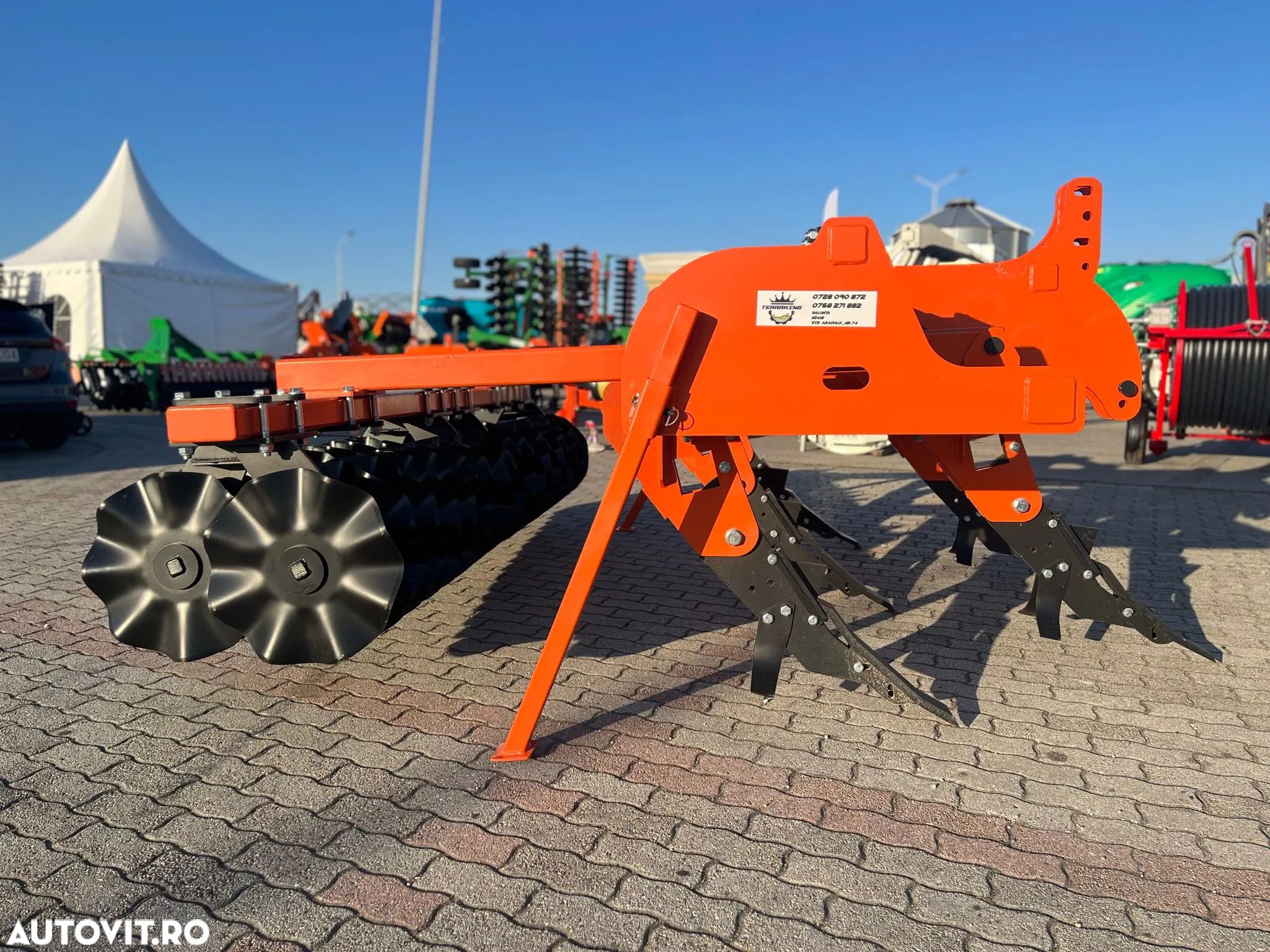 Terraking Scarificator SPECIAL cu tavalug Dublu Taler ondulat - 1