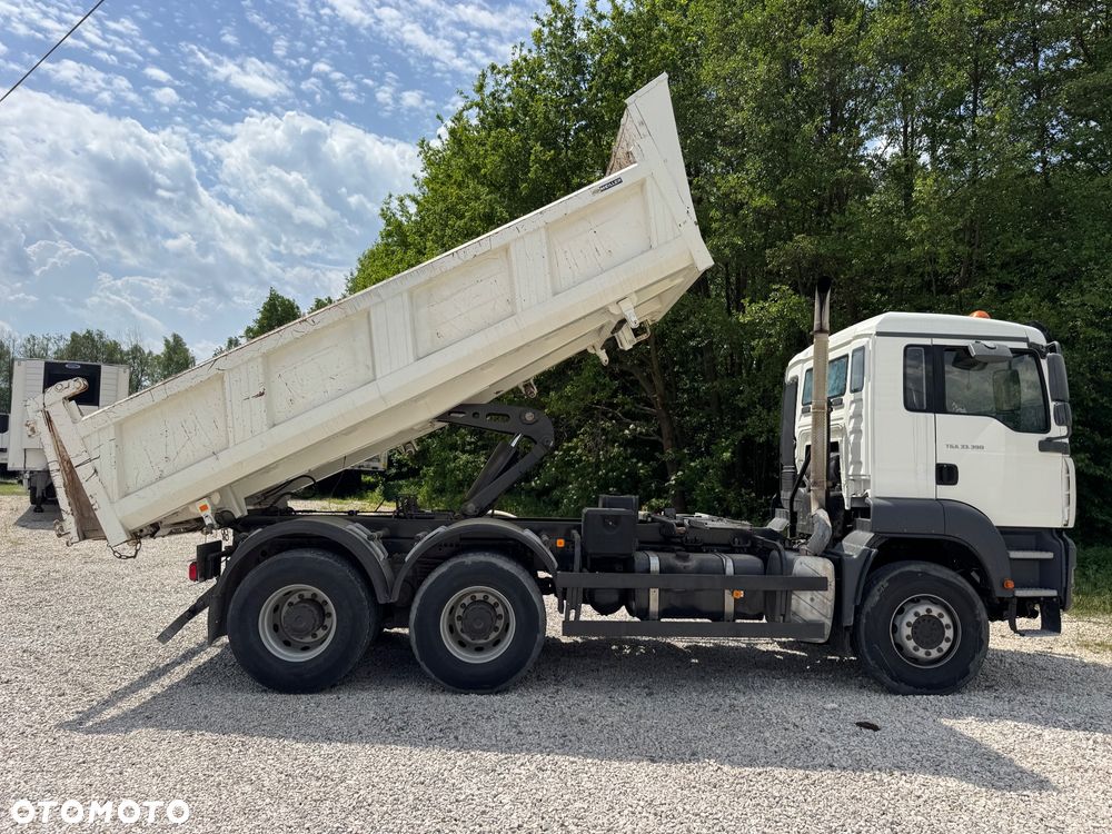 MAN TGA 33.390 6X4 Kiper Wywrotka Manual Resor Hydroburta - 3