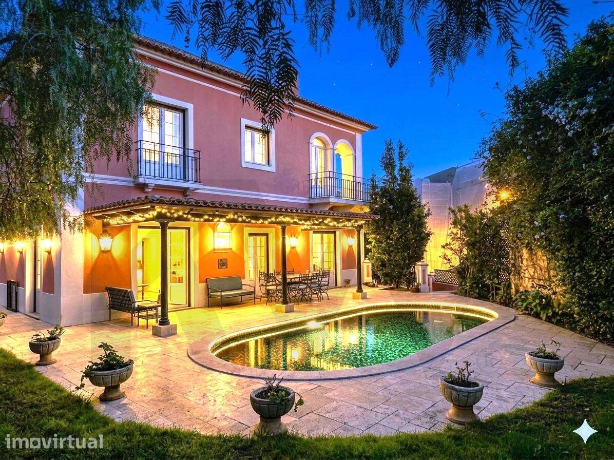 Moradia T4 de traça antiga, com Jardim e Piscina para venda no centro - Grande imagem: 4/59