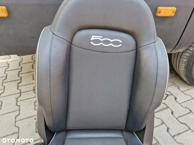 FIAT 500X FOTEL KIEROWCY LEWY PRZÓD PRZEDNI PÓŁSKÓRA UK - 9