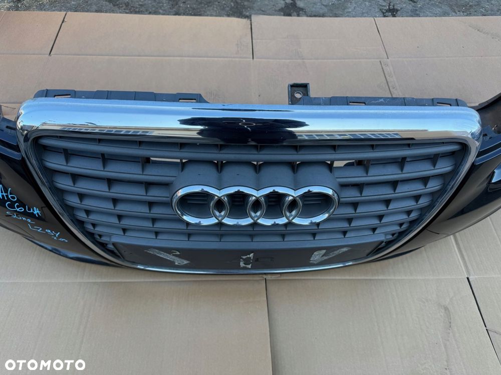 audi a6 c6 lift sline zderzak przód przedni grill xenon lz9y kompletny - 8