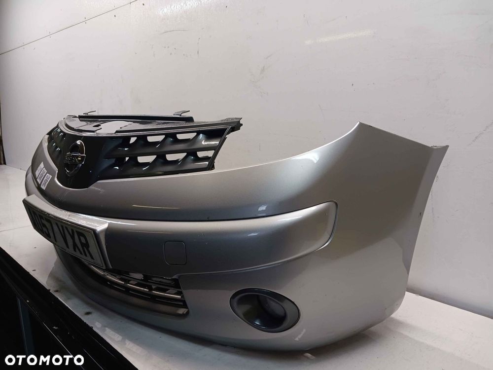 + ZDERZAK PRZÓD PRZEDNI NISSAN NOTE E11 KY0 KY0G SREBRNY HALOGENY - 3