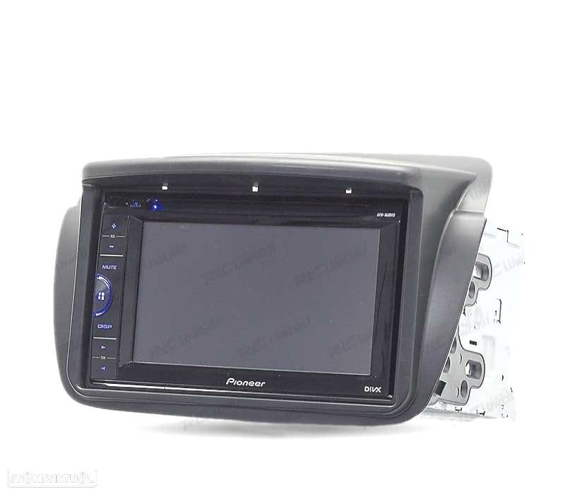 MOLDURA ADAPTADOR PRETO PARA RADIO 2-DIN PARA FIAT DOBLO OPEL COMBO TOUR - 3