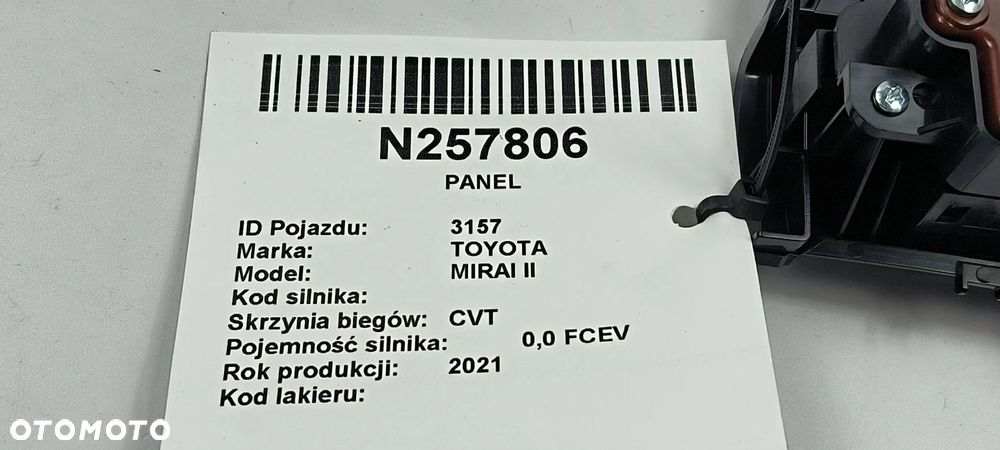 TOYOTA MIRAI II FCEV 2021 5590062140 Panel klimatyzacji - 7