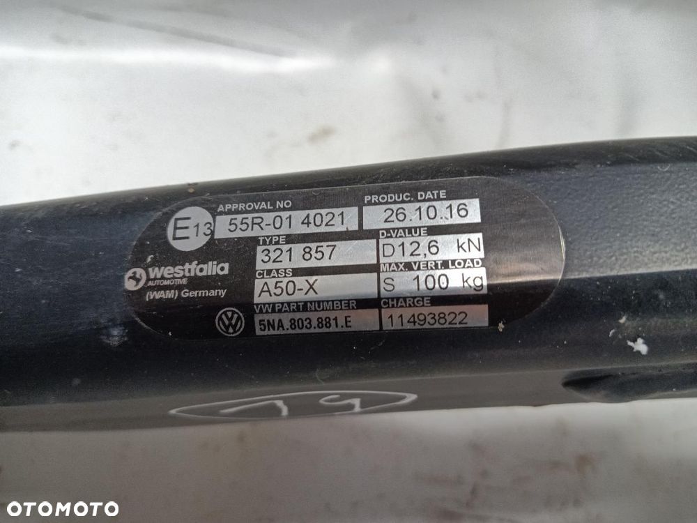 HAK ELEKTRYCZNY VW TIGUAN II 5NA803881E - 8