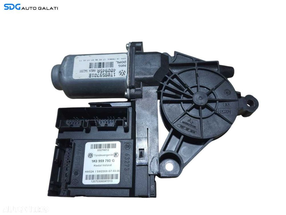 Motoras Macara Electrica de pe Usa Portiera Stanga Fata Volkswagen Passat B6 2005 - 2010 Cod 1K0959793G 1T0959701B [N1641] - 1