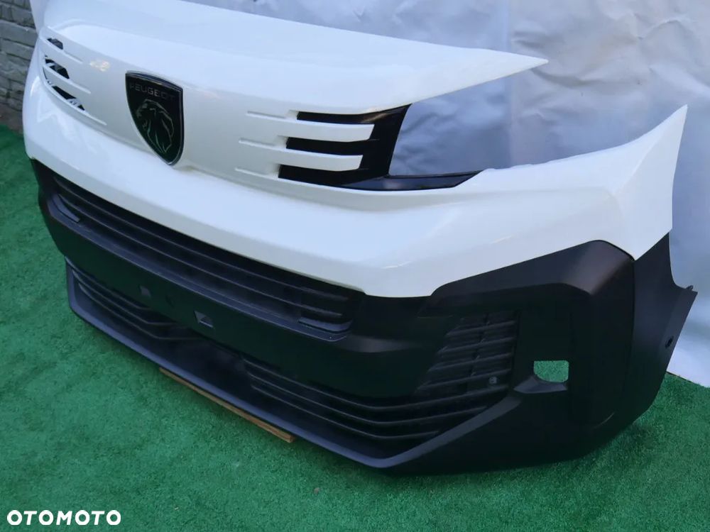 ZDERZAK PRZÓD PEUGEOT EXPERT III LIFT GRILL ATRAPA BIAŁY PDC ORYGINAŁ 9849394280 - 2