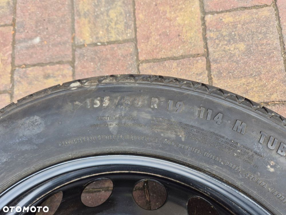 kolo dojazdowe 155/80 r19 mercedes ml w166 - 2