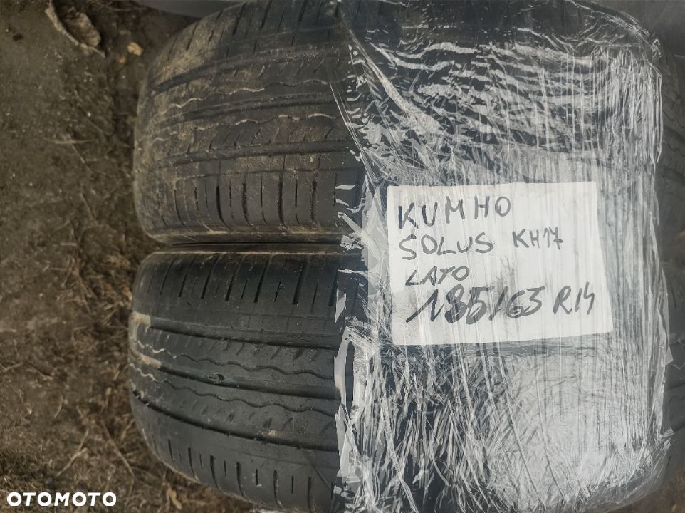 2 opony KUMHO SOLUS KM17 letnie lato 185/65 R14 - 1