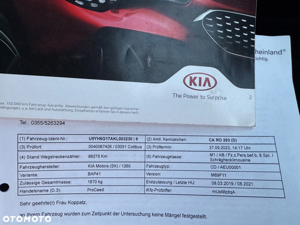 Kia ProCeed 1.6 T-GDI GT - 29