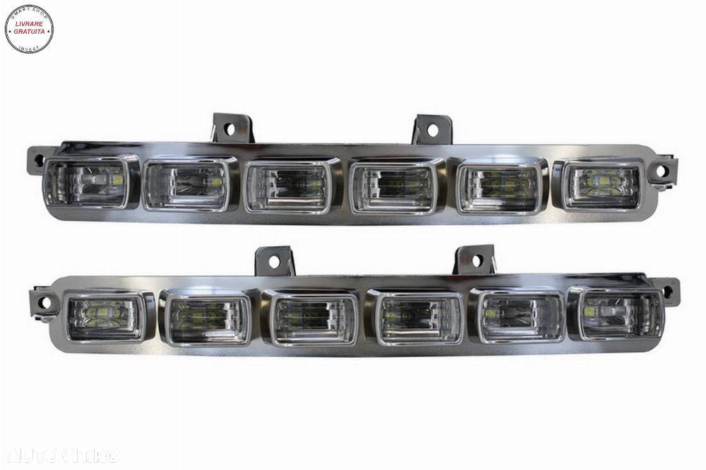 Prelungire Bara Fata LED DRL MERCEDES G-Class W463 G63 G65 (2013-2017)- livrare gratuita - 5