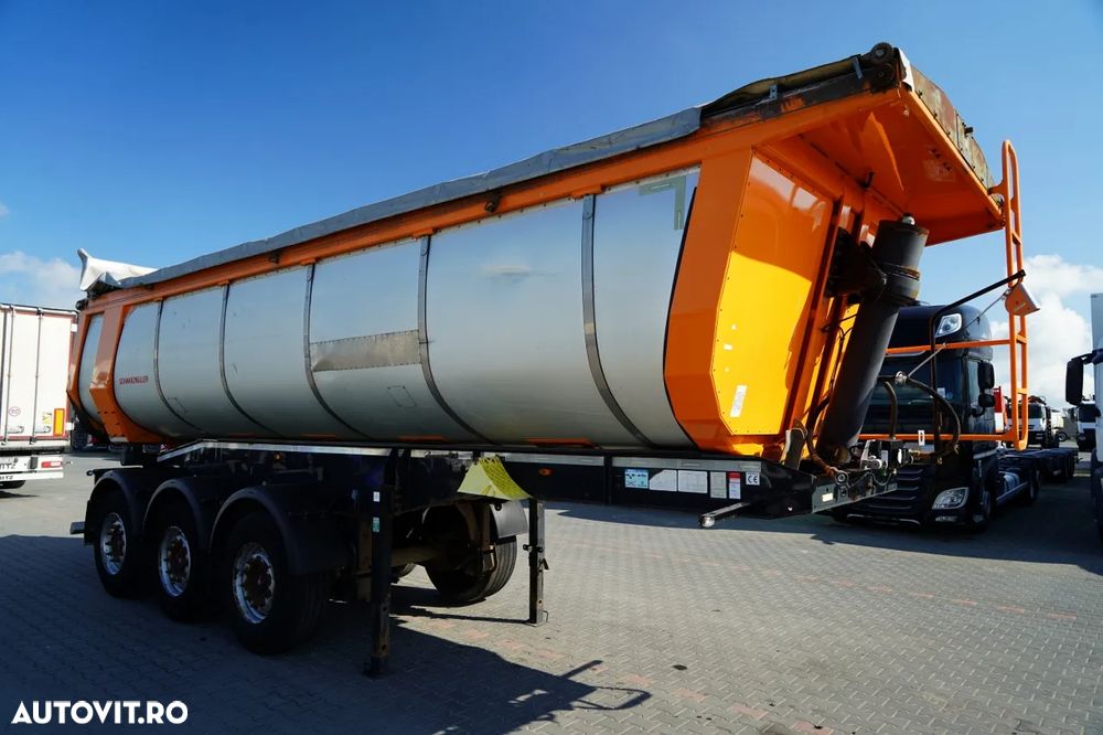 Schwarzmuller BASCĂLĂTOR TERMIC / PENTRU ASFALT / 25 m³ / BACĂLĂTOR / AXĂ RIDICATĂ / SAF / PRELATĂ ELECTRICĂ - 9