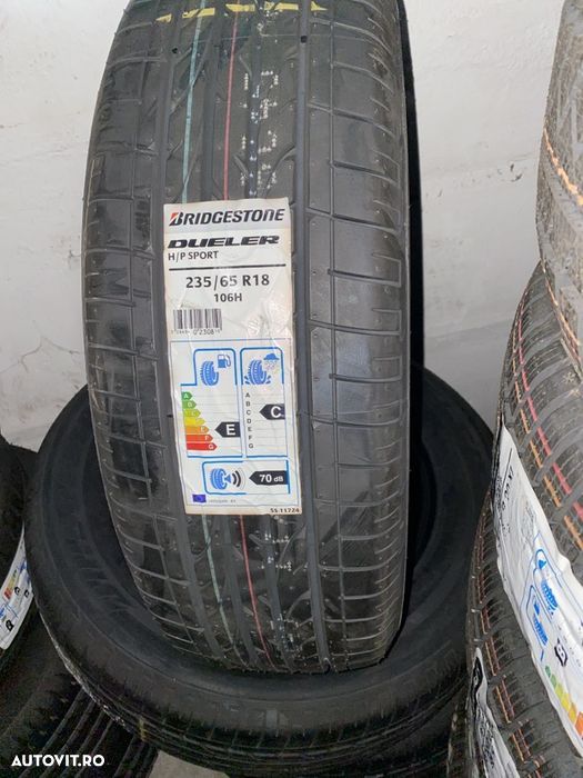 vand 4 anvelope 235/65/18 bridgestone de vară noi - 1