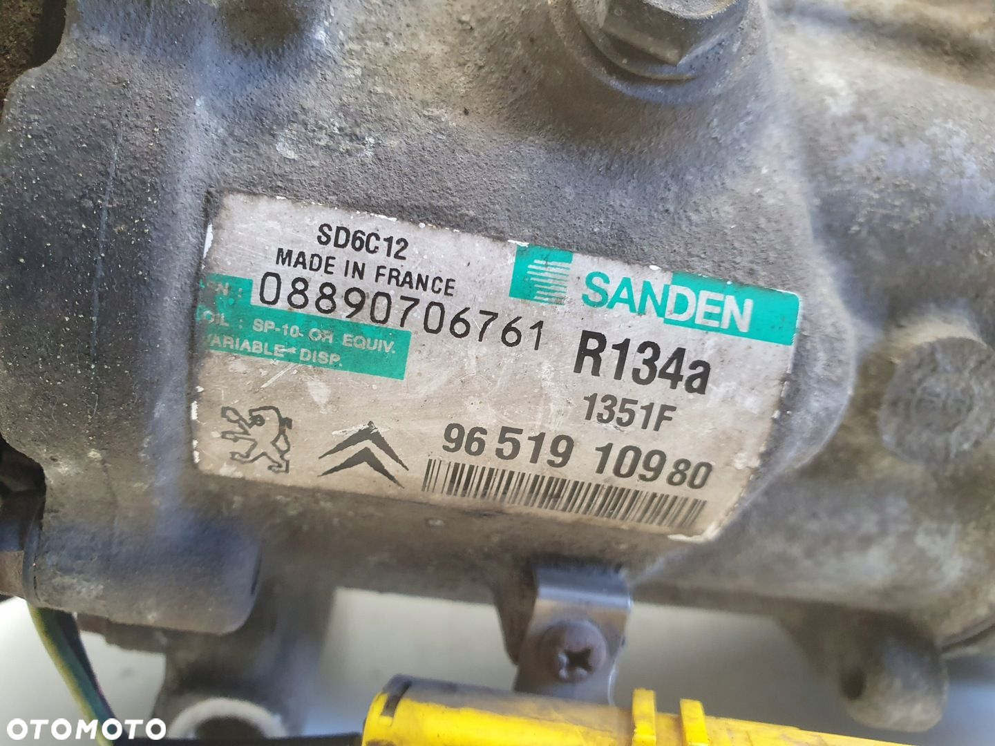 Citroen Berlingo 1.6 16V SPRĘŻARKA KLIMATYZACJI 9651910980 - 2