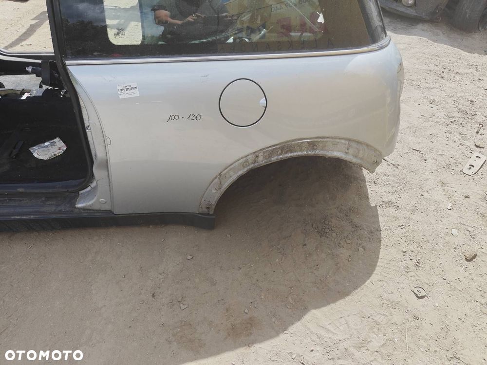 ĆWIARTKA BŁOTNIK LEWY TYŁ MINI COOPER R50 900/7 PURE SILVER - 1