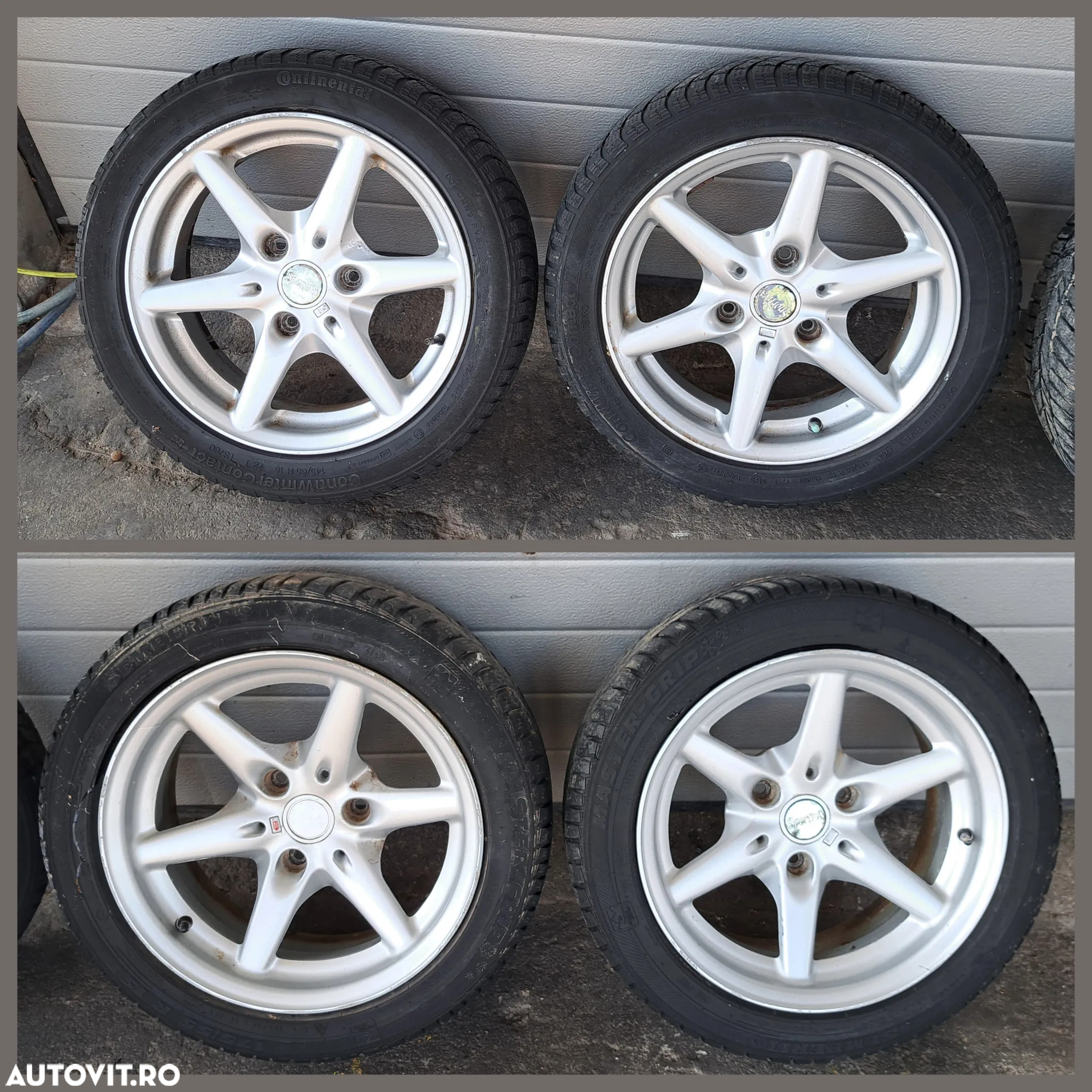 Jante roti Smart ForTwo originale Sportiva editie limitata Mille Miglia 1000 Miglia doua latimi pe 15 - 7